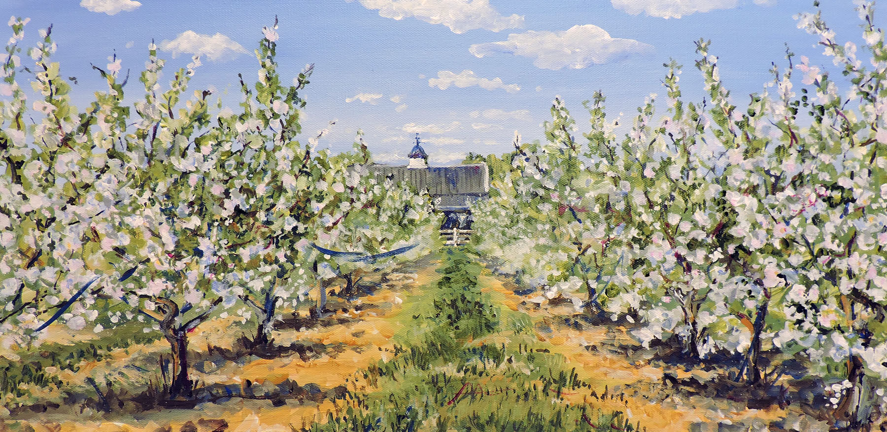 DSheldon Stag Farm Orchard acrylic.jpg